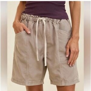 NWT Aerie Tan Drawstring Jorts